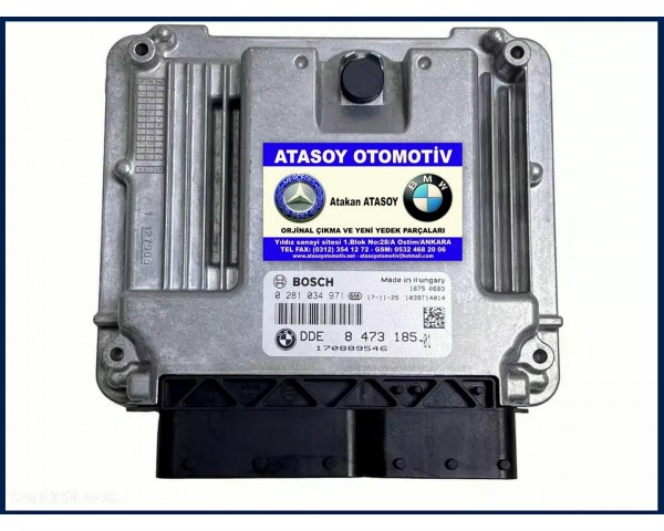 BMW F20 LCI 116D MOTOR BEYNİ 8473185 8576522 8470176 8598759 8596362 8589141 8591073 8589145 8587952 8582719 13618473185 13618576522 B37M1